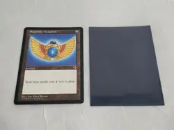 MTG Sapphire Medallion Tempest LP Rare Artifact Magic The Gathering 1997 - Image 2