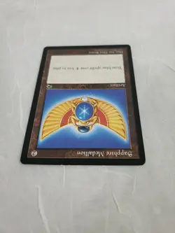 MTG Sapphire Medallion Tempest LP Rare Artifact Magic The Gathering 1997 - Image 4