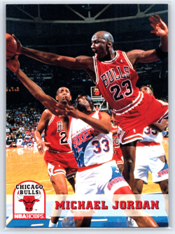 1993-94 Skybox NBA Hoops Michael Jordan Card #28. Chicago Bulls - Image 1