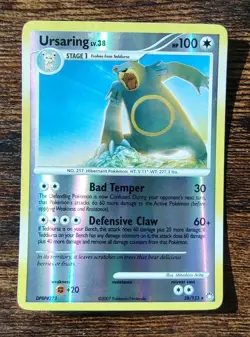 Ursaring 38/123 Mysterious Treasures Pokemon Reverse Holo Card - Image 1