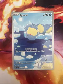 Pokemon Card Surging Sparks - Spheal 199/191 Illustration Rare Holo - Image 1