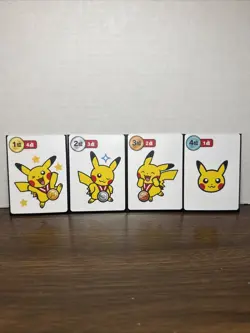 Pokemon Center Japan Takara Cards Japanese Pikachu 1st 2nd 3rd 4th! Taruka RED - Image 1