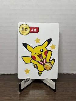 Pokemon Center Japan Takara Cards Japanese Pikachu 1st 2nd 3rd 4th! Taruka RED - Image 2