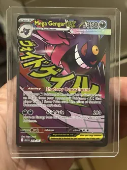 Mega Gengar EX Pokemon TCG ASC Holo Card 350 HP 230 Power Mega Evolution - Image 1