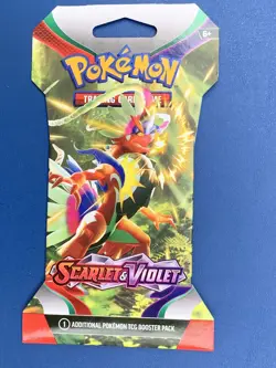 POKEMON. SCARLET AND VIOLET TRADING CARD PACK -:- IN AS NEW CONDITION. - Image 1