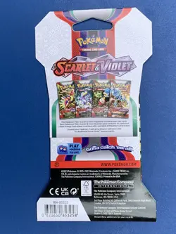 POKEMON. SCARLET AND VIOLET TRADING CARD PACK -:- IN AS NEW CONDITION. - Image 2