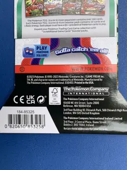 POKEMON. SCARLET AND VIOLET TRADING CARD PACK -:- IN AS NEW CONDITION. - Image 3