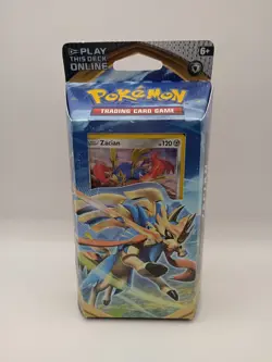 Pokemon TCG Sword & Shield Rebel Clash Zacian Theme Deck Cards Game Gift New - Image 1