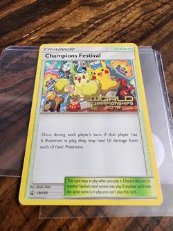 Pokemon Champions Festival Trainer Promo Card SM148 World Championships 2018 - Image 3