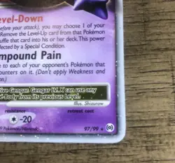 Pokemon Gengar TCG LV.X Platinum Arceus Holo Ultra Rare Card 97/99 - Image 2
