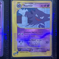 Pokemon TCG Haunter Card 63/144 WOTC Skyridge, Regular Common, EN-MP 2003 - Image 2