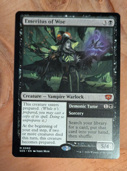 MTG Emeritus of Woe - Secrets of Strixhaven NM - Image 1