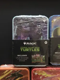 Magic The Gathering Teenage Mutant Ninja Turtles Mini Tin Complete Set Of 5 NEW - Image 2