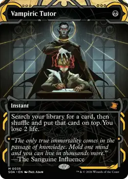 Vampiric Tutor x1 MTG Magic the Gathering - Secrets of Strixhaven - Image 1