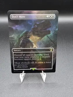 MTG Don't Move Universes Beyond: Jurassic World Edition Foil Borderless - Image 1