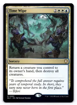 Time Wipe NM Commander: Bloomburrow 262 MTG Regular - Image 1