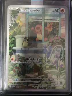 2023 Pokemon SV Obsidian Flames Charmander 044 Black Star Promo Card - Image 1