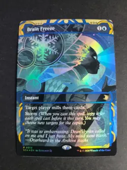Brain Freeze (Foil) Rare MTG Secrets of Strixhaven Mythical Archives - Image 1