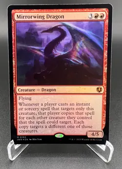 Mirrorwing Dragon (Foil, #165, NM) Innistrad Remastered (INR), MTG - Image 1