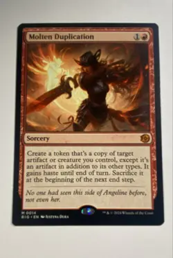 Molten Duplication Outlaws of Thunder Junction: the Big Score Regular - Image 1