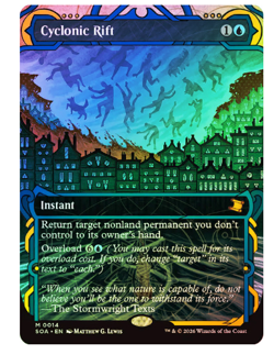 Cyclonic Rift - Foil Secrets of Strixhaven MTG - Image 1