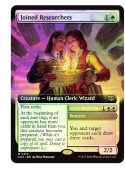 Joined Researchers - Foil - Extended Art Secrets of Strixhaven MTG - Image 1