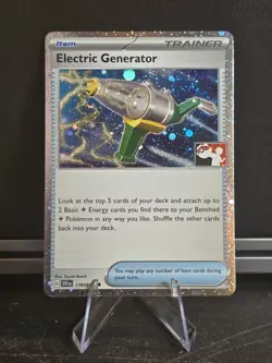 Electric Generator 170/198 Cosmos Holo Play Stamp - SVI Prize Pack Pokemon NM - Image 1