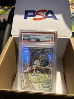 2025 Pokemon PFL EN Meowth IR #106 PSA 10 Gem Mint ! - Image 1