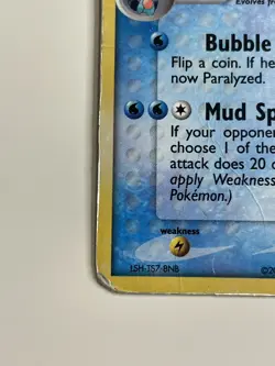 Pokemon TCG Swampert POP PROMO Holo 5/17 Damaged Condition - Image 2