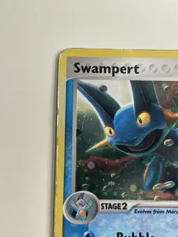 Pokemon TCG Swampert POP PROMO Holo 5/17 Damaged Condition - Image 5