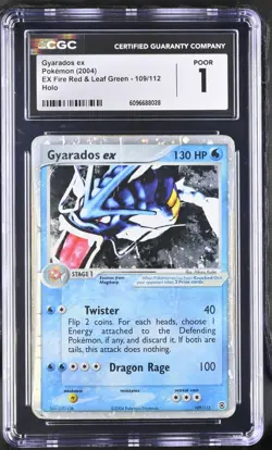 Pokemon Card CGC 1 Gyarados EX Fire Red & Leaf Green 109/112 - Image 1