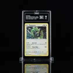 2020 Pokemon SWSH029 Rayquaza Holo Triple Blisters Pack Promo. TAG 9 - Image 1
