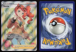 Sonia 192/192 Full Art Ultra Rare Rebel Clash Pokemon NM - Image 3