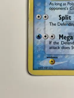 Pokemon TCG Poliwrath Reverse Holo 11/112 2004 EX FireRed & LeafGreen - Damaged - Image 2