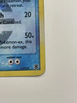 Pokemon TCG Poliwrath Reverse Holo 11/112 2004 EX FireRed & LeafGreen - Damaged - Image 3