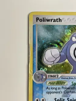 Pokemon TCG Poliwrath Reverse Holo 11/112 2004 EX FireRed & LeafGreen - Damaged - Image 5
