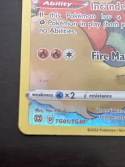Pokemon TCG - Flareon TG01/TG30 Brilliant Stars Trainer Gallery Holo | NM - Image 4