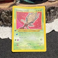 Pokemon Shining Celebi Darkness and to Light Holo Shining FIRST EDITION - Image 1