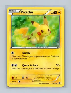 Pikachu 26/83 Common Generations Pokemon Lightly Played - Image 1