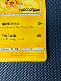 Pokemon TCG: Ash’s Pikachu “I Choose You” Black Star Promo SM111 - Image 5