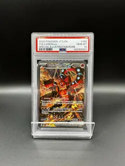 The Pokemon Company Volcanion ex Special Illustration Rare Holo PSA 10 Sv09 182… - Image 1