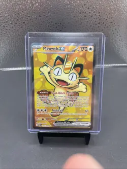 Meowth ex 107/088 FULL ART ULTRA RARE HOLO Perfect Order Me03 Pokemon English EN - Image 1