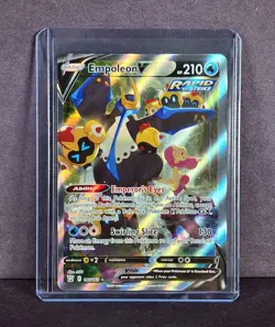 Pokemon Empoleon V Full Art Rapid Strike Ultra Rare Holo 146/163 *NEAR MINT* - Image 1