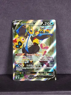 Pokemon Empoleon V Full Art Rapid Strike Ultra Rare Holo 146/163 *NEAR MINT* - Image 2