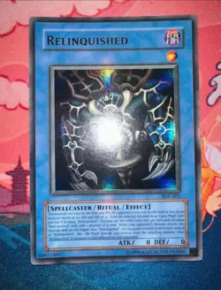 Yu-Gi-Oh Card: Relinquished SDP-001 Ultra Rare 1st Edition - Image 1