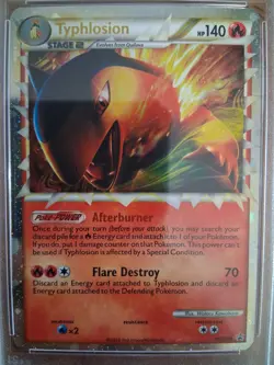 Pokemon TCG Typhlosion Black Star Promo Holo 2010 HG & SS Set HGSS09 PSA GRADE 6 - Image 4