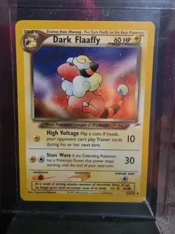 Pokemon Dark Flaaffy 34/105 Neo Destiny non Holo Uncommon! - Image 1