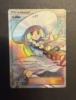 Pokemon TCG Lillie Full Art Ultra Rare Holo 147/149 SM Base Set 2017 NM/LP - Image 2