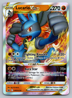 Lucario VSTAR Pokemon Sword & Shield SWSH214 Black Star Promo NM - Image 1