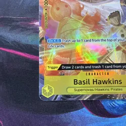 One Piece Basil Hawkins OP10-109 Parallel PRB02 English Holo Foil Alt Art NM - Image 5